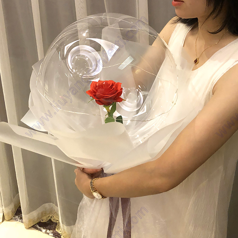 Balloon Rose Valentine Day Bob - Led Balloon Light 评论和价格