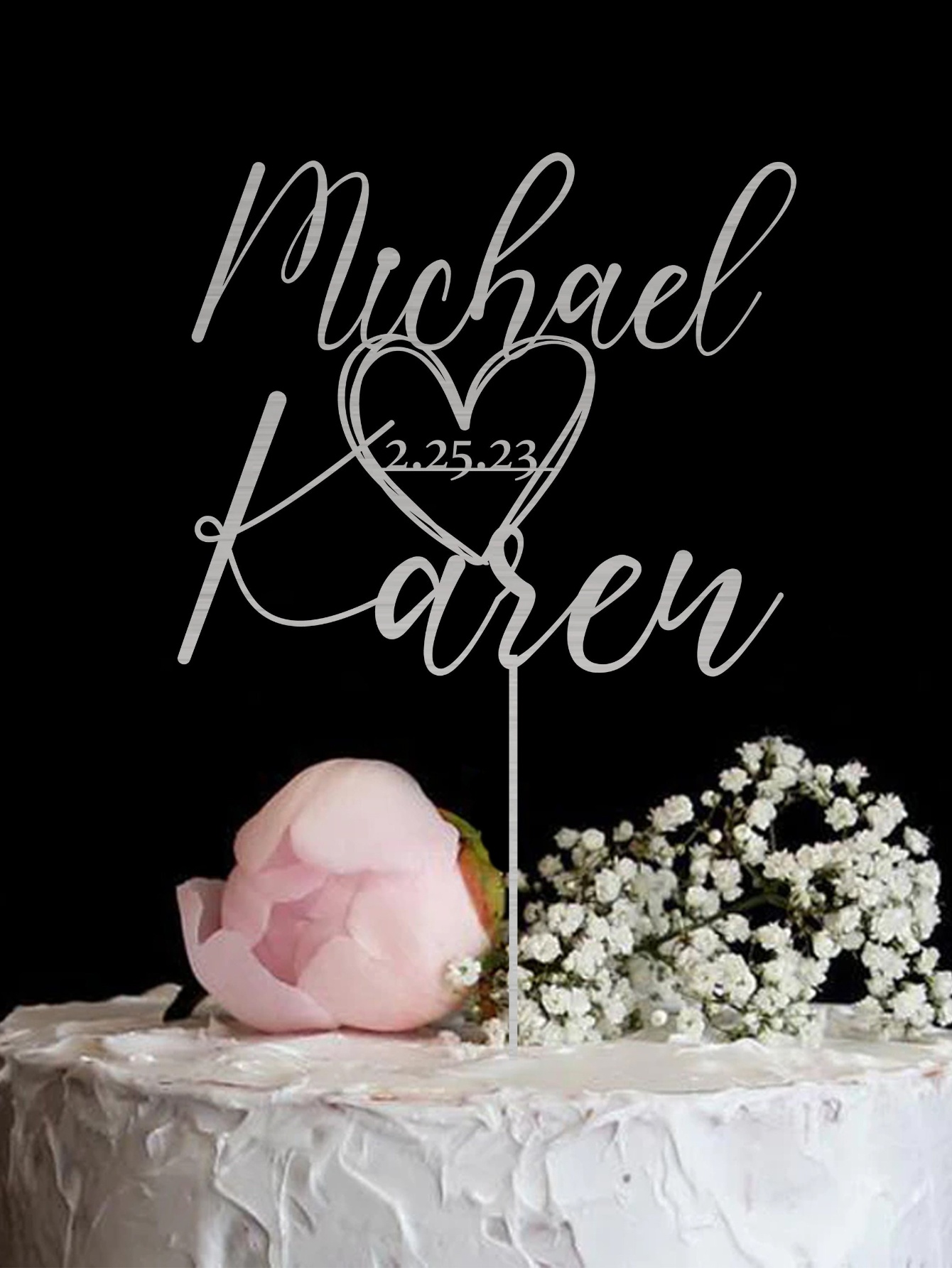 Custom Cake Topper - 1PC Perso - Event Suppliers 评论和价格