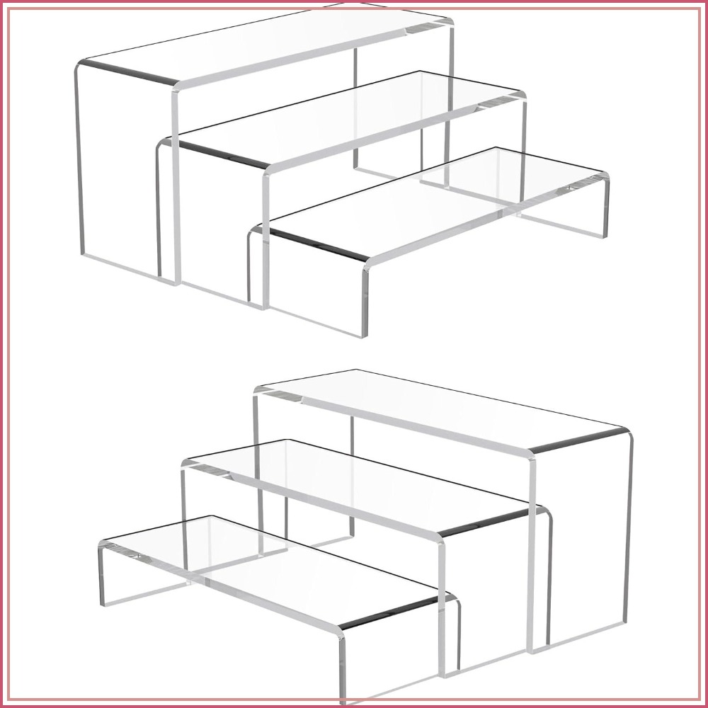 6 Pack Clear Cupcake Display R - Cupcake Stand Tier 评论和价格
