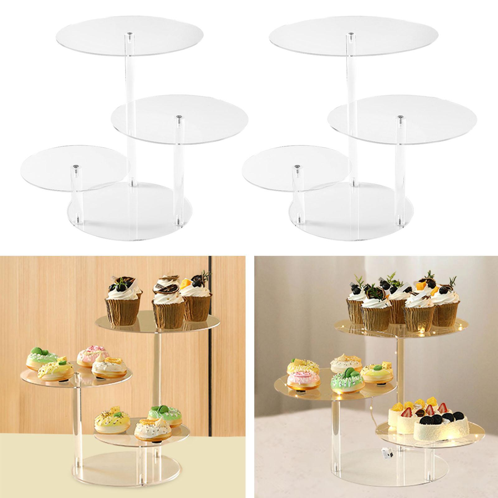 3 Tier Acrylic Cupcake Stand C - Cupcake Stand Tier 评论和价格