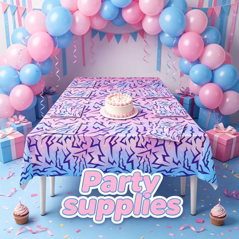 Hot Anime Movie K-pop Pink and - Table Cloth Disposable 评论和价格