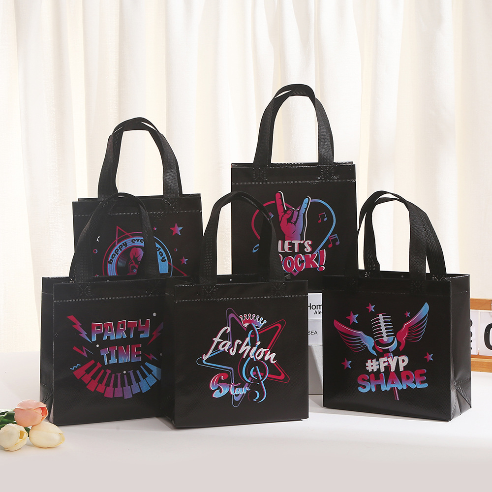 10Pcs Black Let's Rock Music T - Event Party Shop 评论和价格