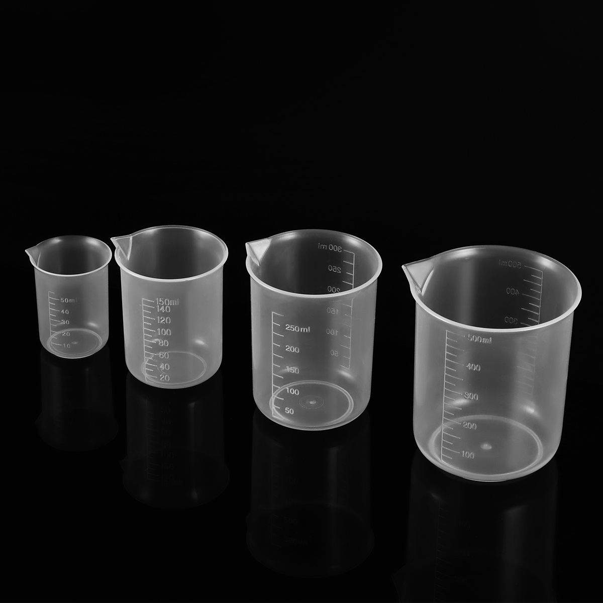 4pcs 50Ml 150Ml 250Ml 500Ml Pl - Plastic Cup 50Pcs 评论和价格