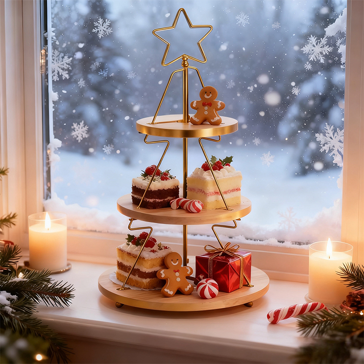 DaS Light Luxury Premium  Thre - Cupcake Stand Tier 评论和价格