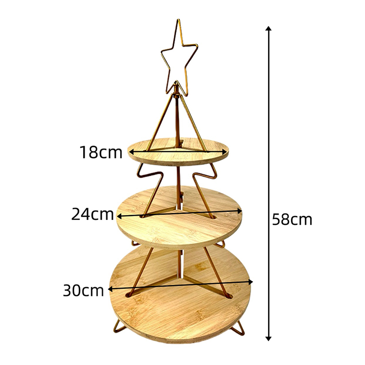 DaS Light Luxury Premium  Thre - Cupcake Stand Tier 评论和价格