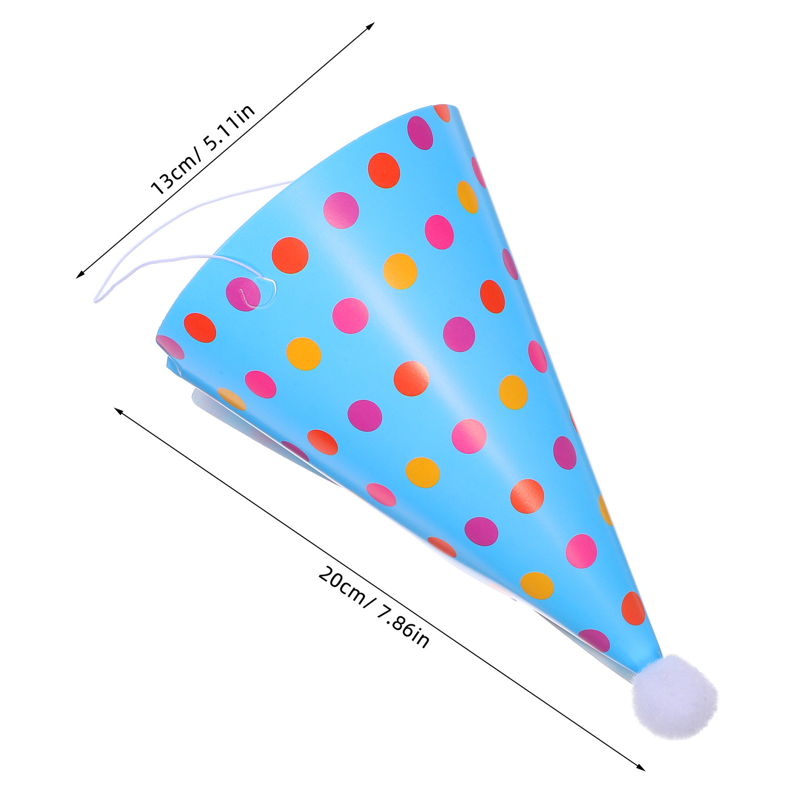 12Pcs Cone Birthday Hats Paper - Party Hat Cone 评论和价格