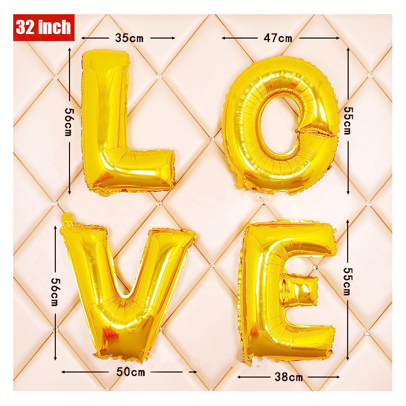 16 32 40 Inch Foil Letter Ball - Event Z 评论和价格