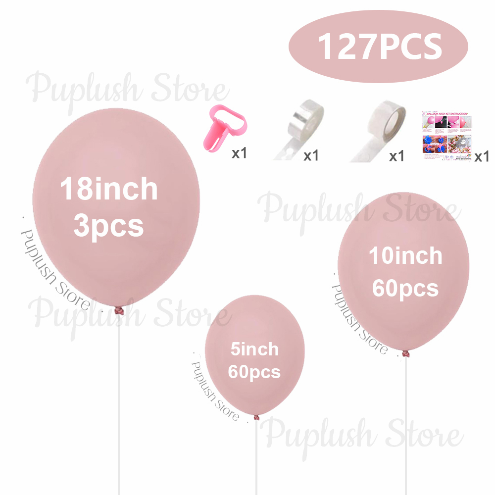 127Pcs Boho Dusty Pink Ballo G - Balloon Arch Kit 评论和价格