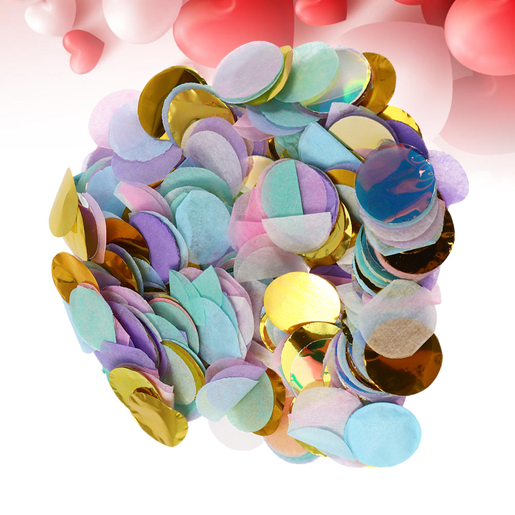 1Pack 50G Elegant Round Paper  - Papercraft Supply Confetti 评论和价格